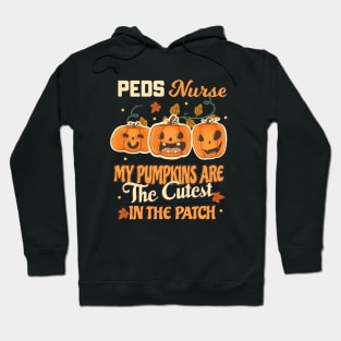 Pediatric Nurse Pumpkins Funny Halloween Hoodie